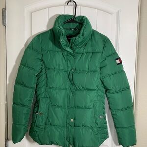 Tommy Hilfiger Vibrant Green Puffer Jacket